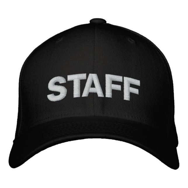 STAFF EMBROIDERED HAT (Front)
