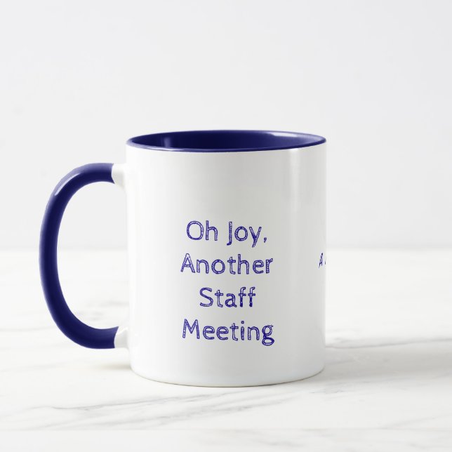Staff Meeting - A MisterP Mug (Left)