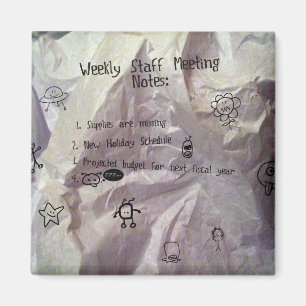 Staff Meeting Magnet