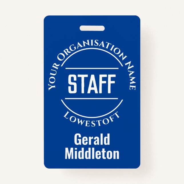 Staff Member Badge (Front)