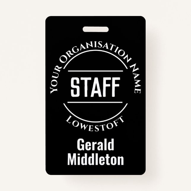 Staff Member Badge (Front)