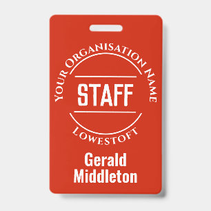 Staff Member Badge