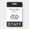 Staff Name Badge Custom Logo