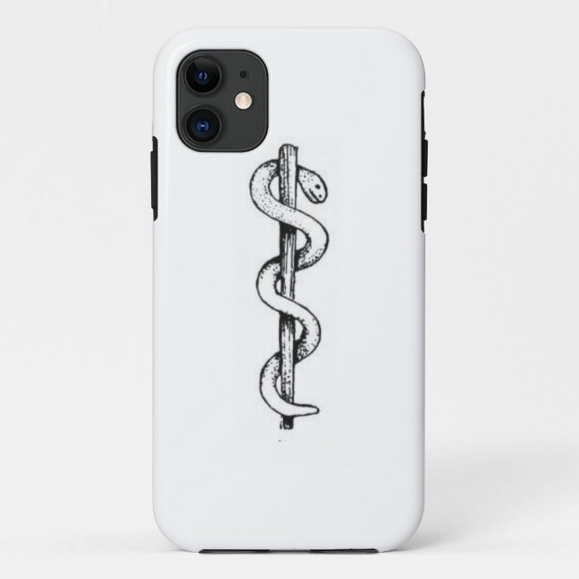 Staff of Asclepius Case-Mate iPhone Case (Back)