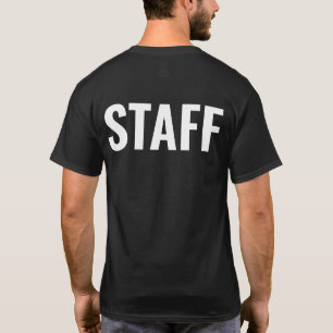 Staff Personalized Employee Work T-Shirt