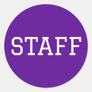 "staff" sticker 