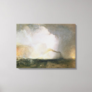 Staffa, Fingal's Cave, 1832 (oil on canvas) Canvas Print