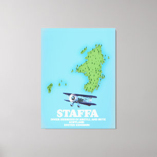 Staffa Inner Hebrides in Argyll and Bute, Scotland Canvas Print