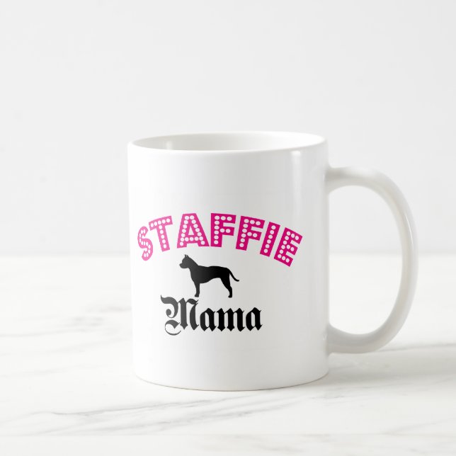 Staffie Mama Coffee Mug (Right)