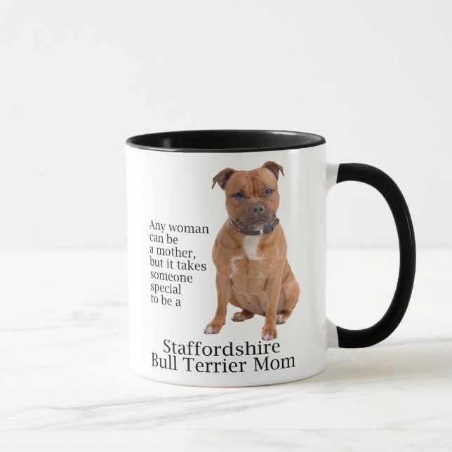 Staffie Mom Mug (Right)