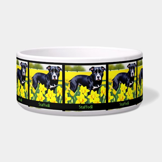 Staffodil - Staffy in the Daffodils (Front)