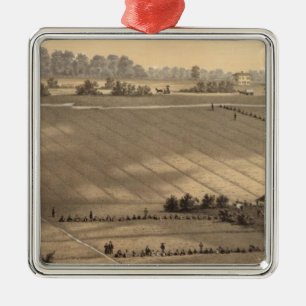Stafford Forge Cranberry Plantation, West Creek Metal Ornament