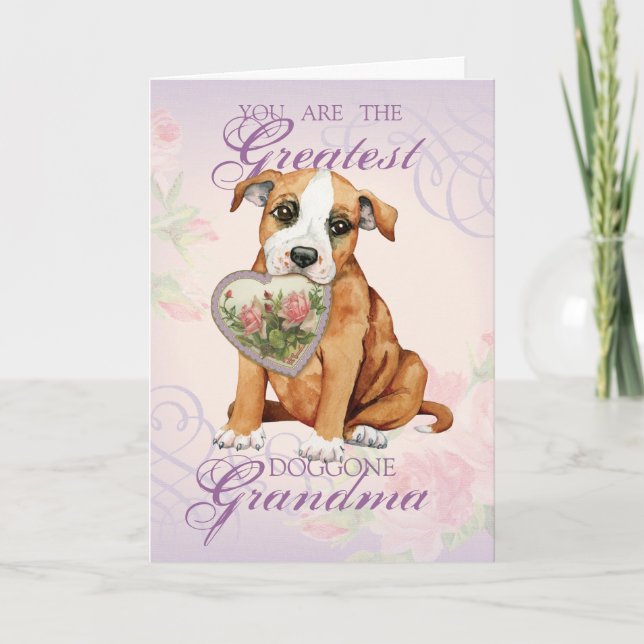 Stafford Heart Grandma Card (Front)