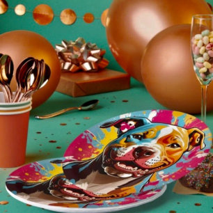 Staffordshire Birthday Fun  Paper Plate