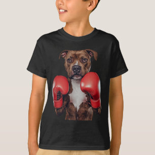 Staffordshire Bull Terrier Boxing T-Shirt