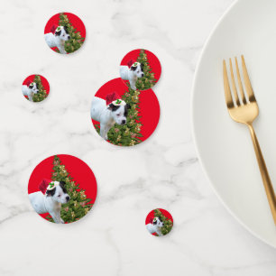 Staffordshire Bull Terrier Christmas Design, Confetti