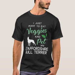 Staffordshire Bull Terrier Dog Cigar Lover Birthda T-Shirt