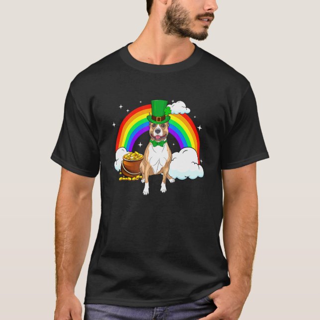 Staffordshire Bull Terrier Dog T-Shirt (Front)