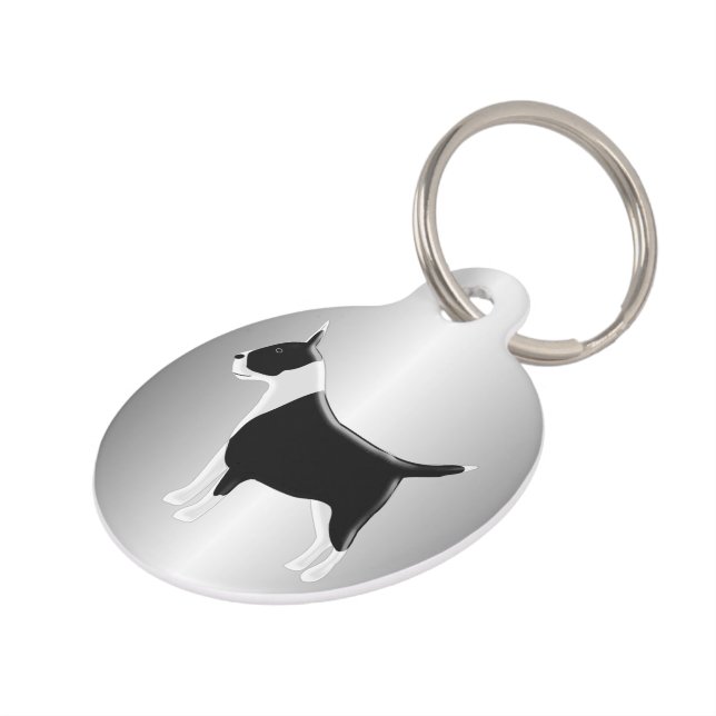 Staffordshire Bull Terrier Dog Tag (Side)