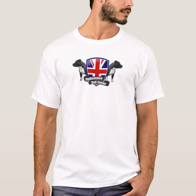 Staffordshire Bull Terrier ENGLAND T-Shirt (Front)