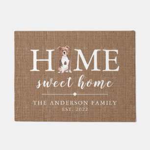 Staffordshire Bull Terrier Home Sweet Home Doormat