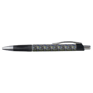 Staffordshire Bull Terrier In Blue Rose Garden, Pen