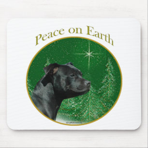 Staffordshire Bull Terrier Peace Mouse Pad
