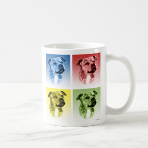 Staffordshire Bull Terrier Pop Art Coffee Mug
