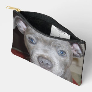 Staffordshire Bull Terrier Puppy Face, Accessory Pouch