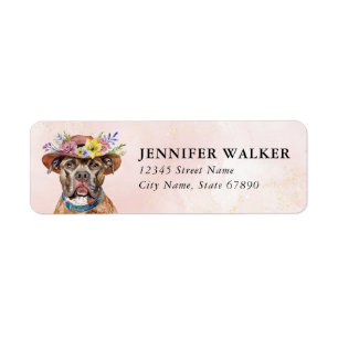 Staffordshire Bull Terrier Return Address Labels