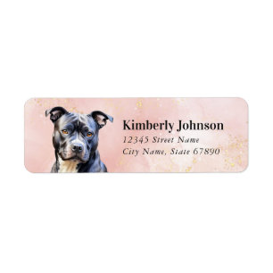 Staffordshire Bull Terrier Return Address Labels