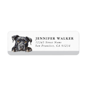 Staffordshire Bull Terrier Return Address Labels