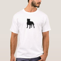 Staffordshire Bull Terrier Silhouette Staffy Dog