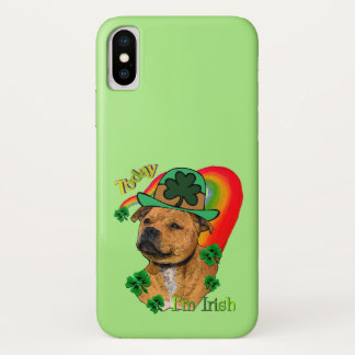 Staffordshire Bull Terrier St Patricks Case-Mate iPhone Case