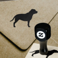 Staffordshire Bull Terrier Staffy Dog Silhouette