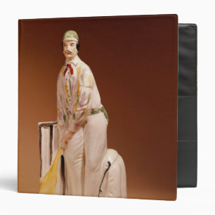 Staffordshire figure of a cricketer, 1865 binder