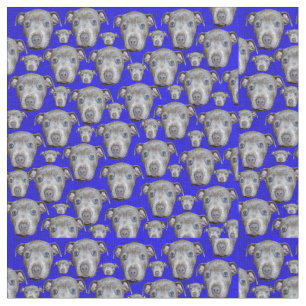 Staffordshire Puppy Faces, Fabric