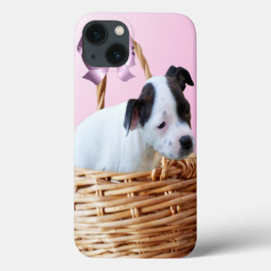 Staffordshire Puppy In A Basket, iPhone 13 Case