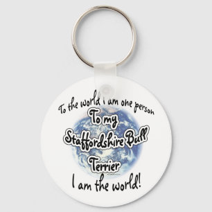 Staffordshire Terrier World 2 - Keychain