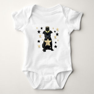 Stafforfshire bull terrier puppy baby bodysuit