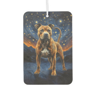 Staffy Dog Artsy Air Freshener