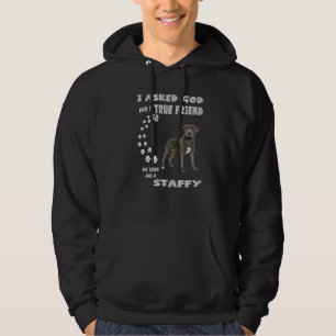 Staffy Dog Mom Stafford Dad Staffordshire Bull Ter Hoodie