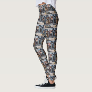 Staffy Skateboarder,  Leggings
