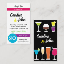 Stag and Doe Jack and Jill Tickets Bar Boissons