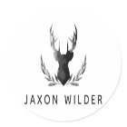Stag Antlers Smoke Watercolor Minimal Rustic Busin