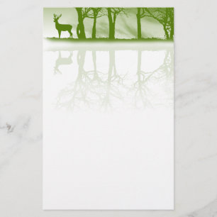Stag At Dusk Stationery