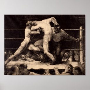 Stag at Sharkey's by George Bellows Poster