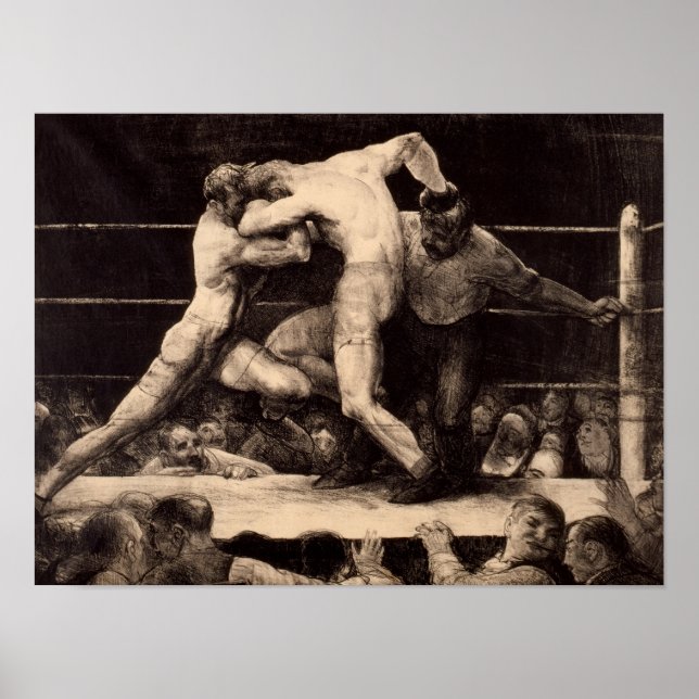 Stag at Sharkey's by George Bellows Poster (Front)