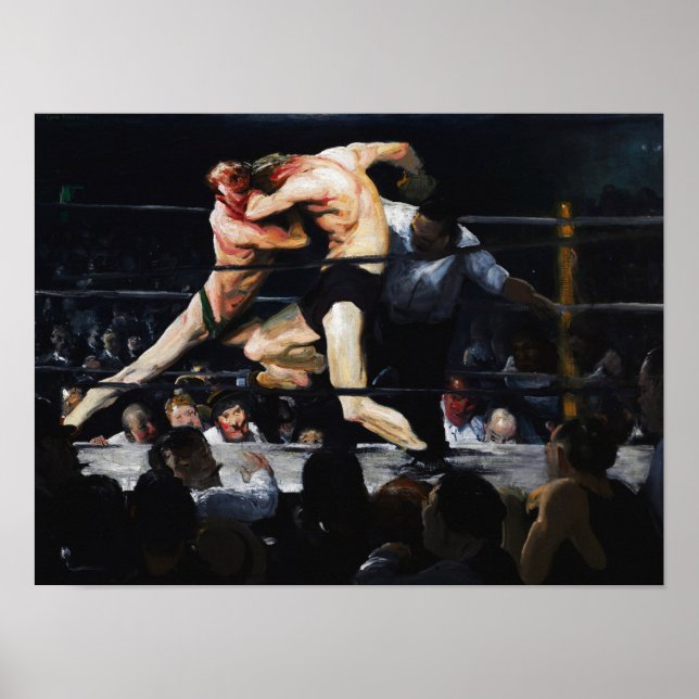 Stag at Sharkey's by George Bellows Poster (Front)