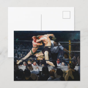 Stag at Sharkey's   George Bellows   Postcard